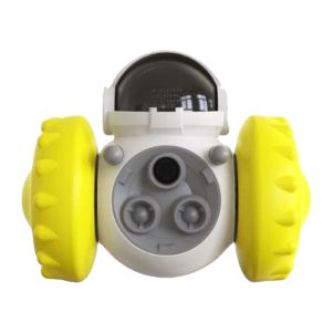 Slow Feeding treat dispenser Toy Yellow