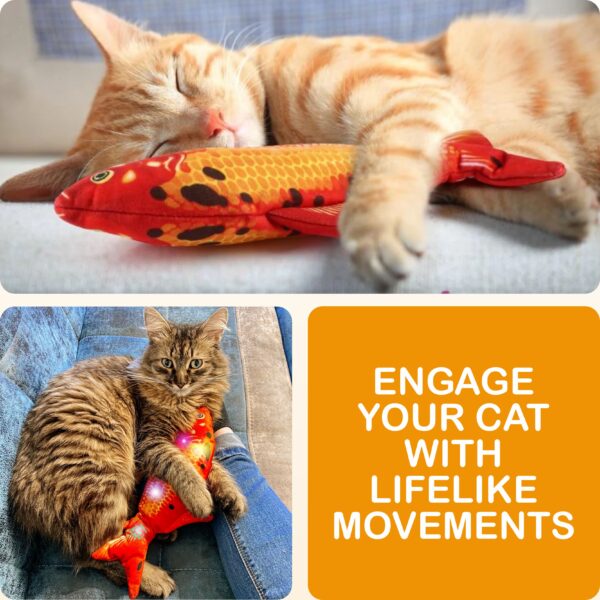 Rechargeable Fish Toy Interactive Electric Fish - Image 3