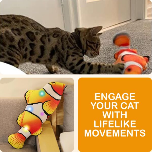 Rechargeable Fish Toy Interactive Electric Fish - Image 2
