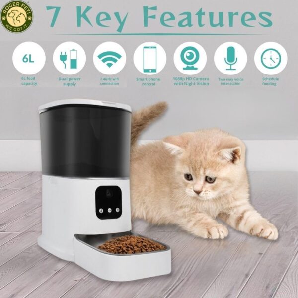 Automatic Pet Feeder with Camera & Dispenser - Image 6