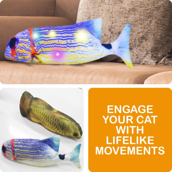 Rechargeable Fish Toy Interactive Electric Fish - Image 3