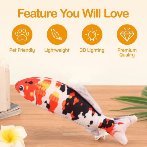 Rechargeable Fish Toy Interactive Electric Fish - Image 4