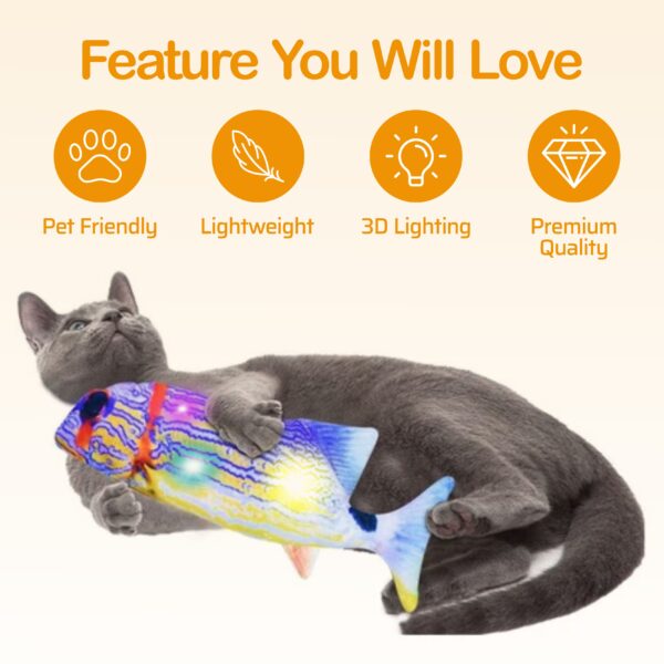 Rechargeable Fish Toy Interactive Electric Fish - Image 5