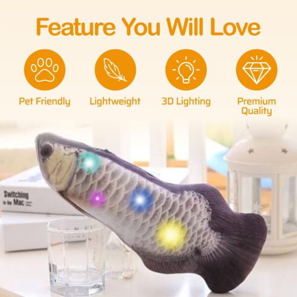 Rechargeable Fish Toy Interactive Electric Fish - Image 7