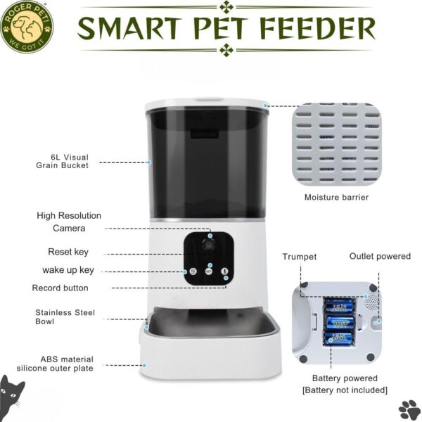 Automatic Pet Feeder with Camera & Dispenser - Image 2