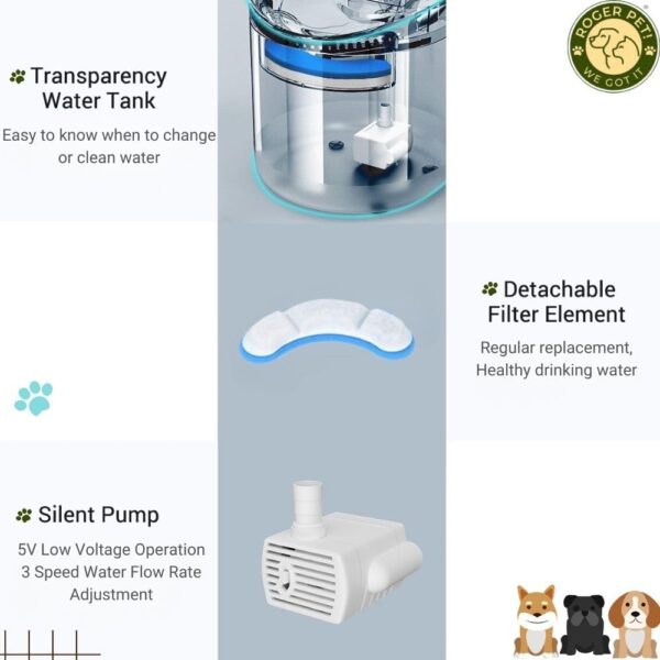 Cat water fountain without smart sensor - Image 6